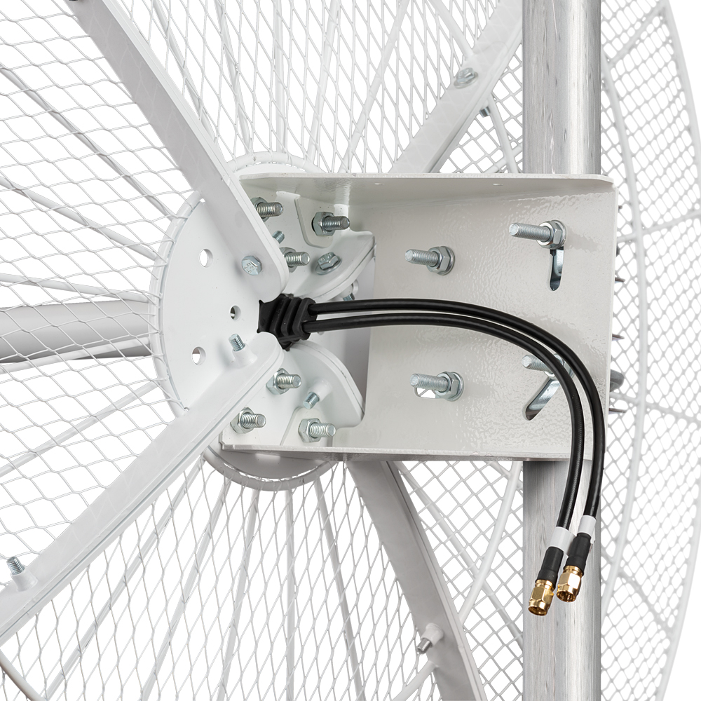 KNA24-1700/4200P - параболическая 4G/5G MIMO антенна 24 дБ, сборная