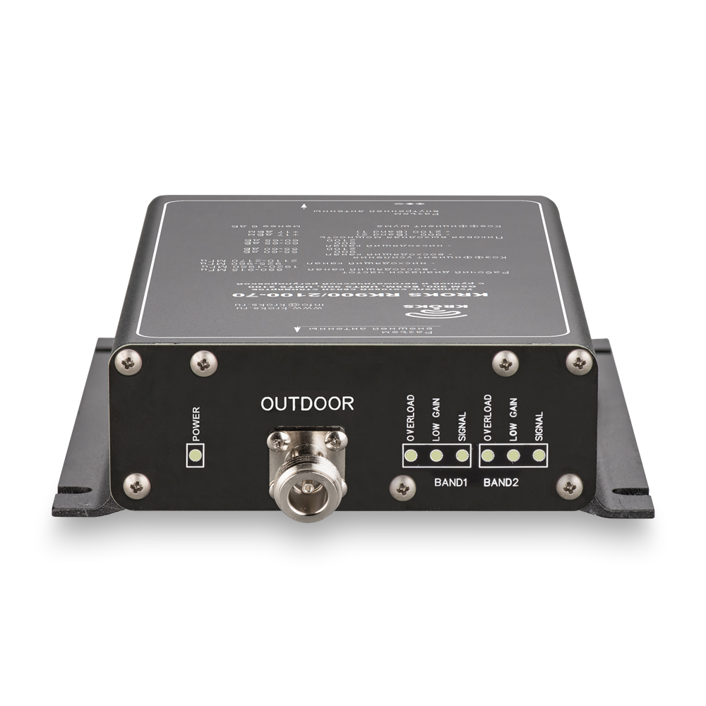 Двухдиапазонный репитер GSM900 и 3G сигнала 70дБ KROKS RK900/2100-70M