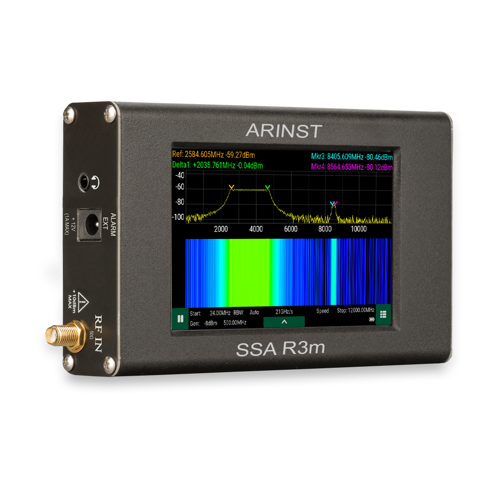 Arinst SSA R3m портативный анализатор спектра, 140МГц - 7ГГц
