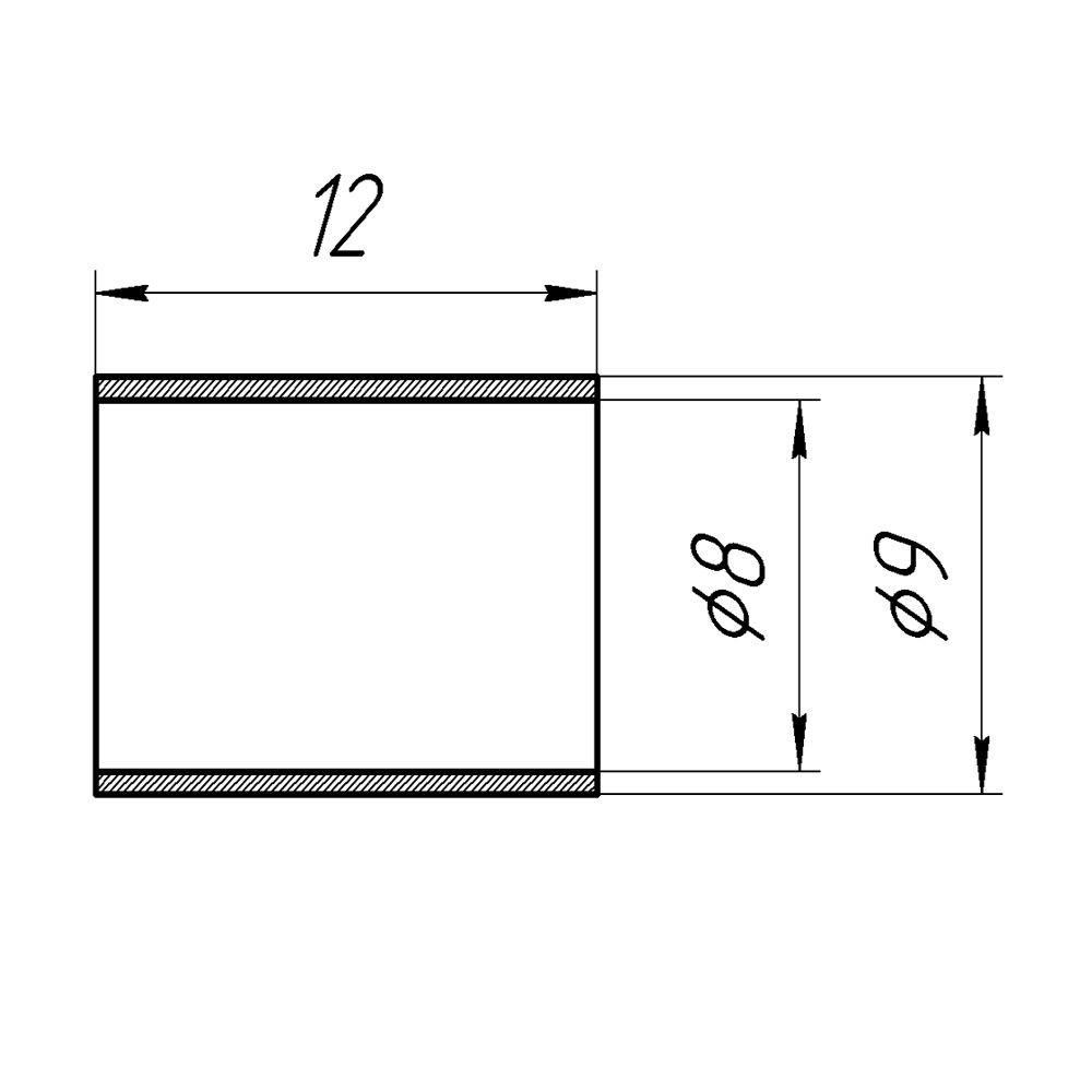 Обжимное кольцо для разъемов на кабели 5D, RG8X, LMR240, LMR300