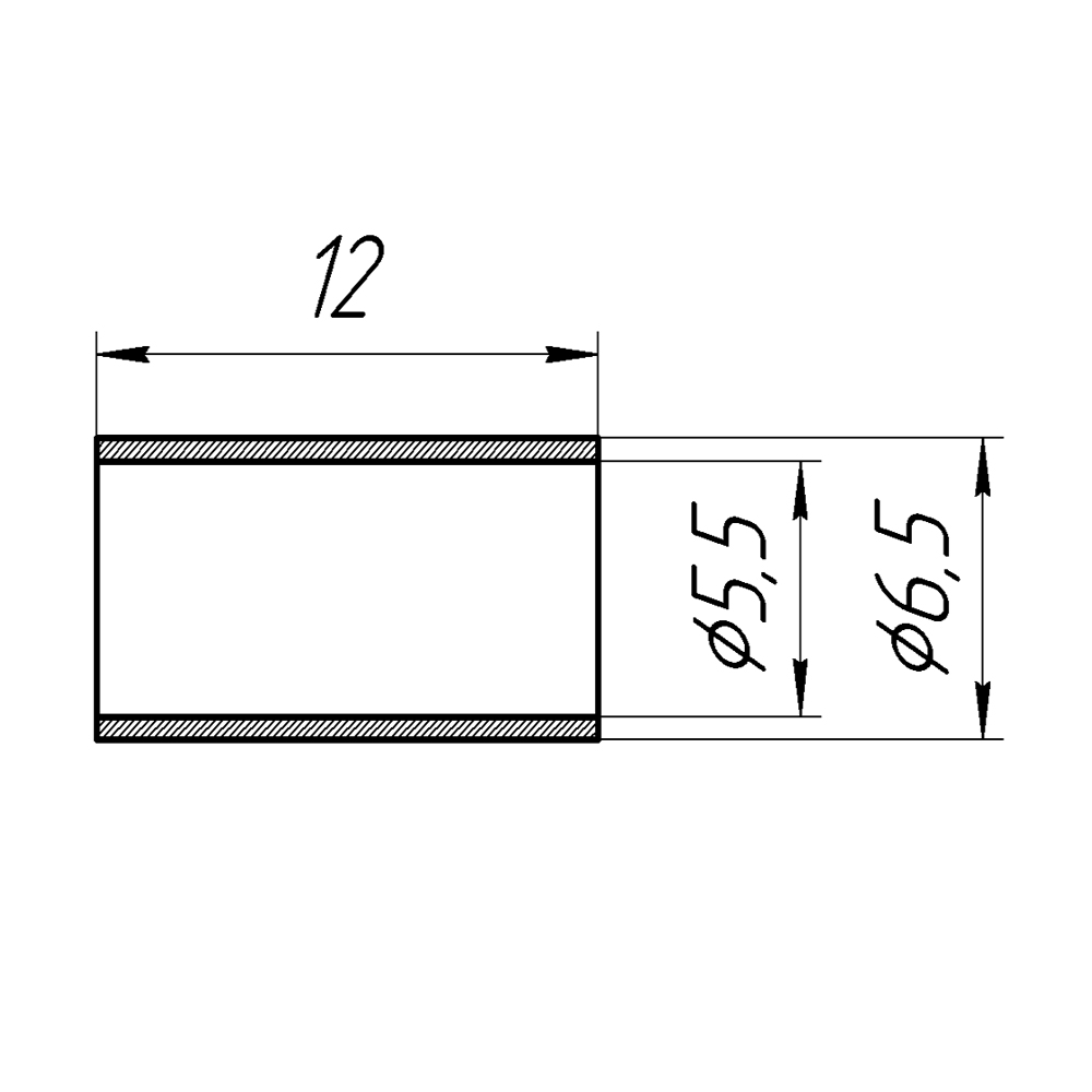 Обжимное кольцо для разъемов на кабели RG58, RG-142, RG-400, LMR-195, LMR-200